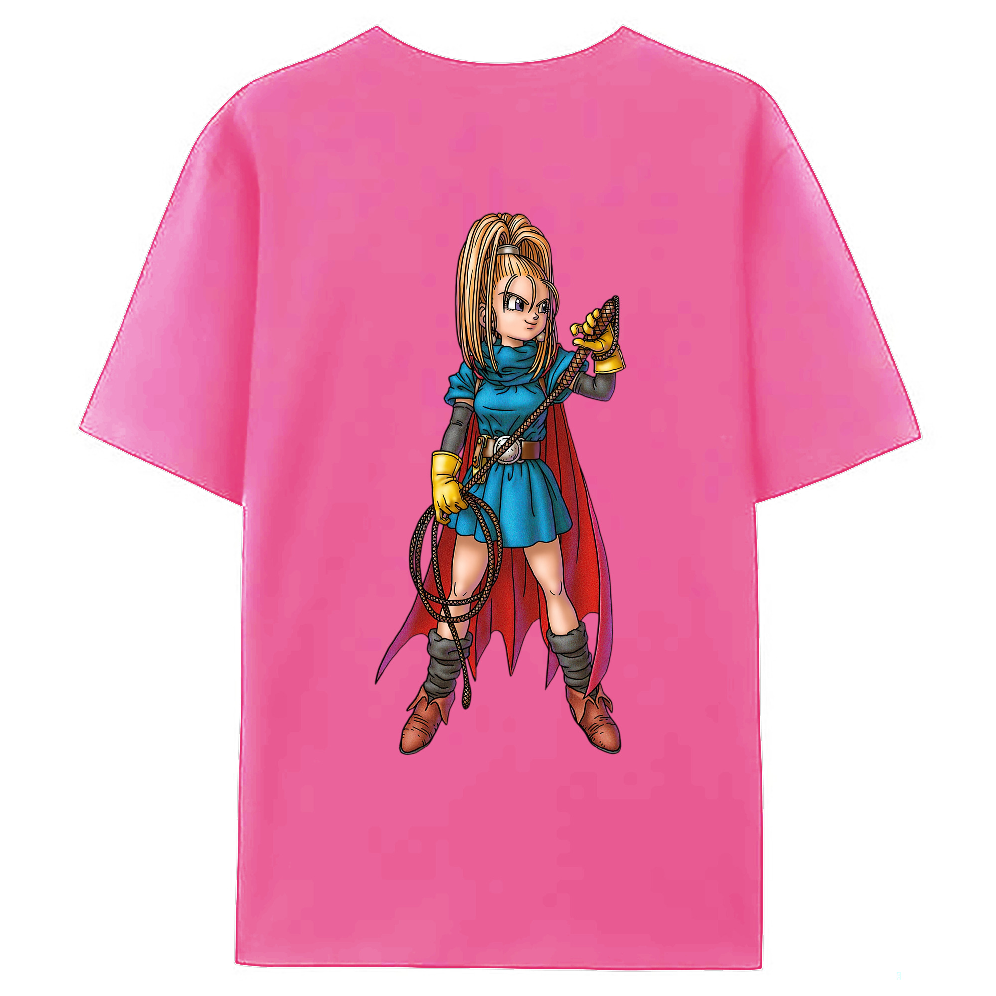 （画像用） ドラゴンクエスト Doragon Kuesuto Dragon Quest レディース半袖Tシャツ(バックプリント)